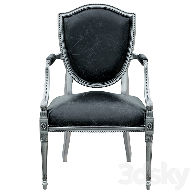 Ghế Ăn Cổ Điển Có Tay Louis XVI Salda